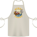 Funny Chickens Merry Cluckmas Cotton Apron 100% Organic Natural