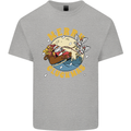 Funny Chickens Merry Cluckmas Kids T-Shirt Childrens Sports Grey