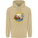 Funny Chickens Merry Cluckmas Mens 80% Cotton Hoodie Sand