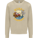 Funny Chickens Merry Cluckmas Mens Sweatshirt Jumper Sand