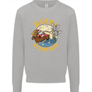 Funny Chickens Merry Cluckmas Mens Sweatshirt Jumper Sports Grey