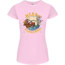 Funny Chickens Merry Cluckmas Womens Petite Cut T-Shirt Light Pink