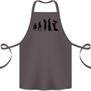 Funny Child to Mother Evolution Mothers Day Cotton Apron 100% Organic Dark Grey