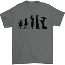 Funny Child to Mother Evolution Mothers Day Mens T-Shirt Cotton Gildan Charcoal