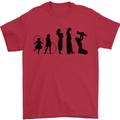 Funny Child to Mother Evolution Mothers Day Mens T-Shirt Cotton Gildan Red