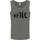 Funny Child to Mother Evolution Mothers Day Mens Vest Tank Top Charcoal
