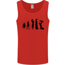 Funny Child to Mother Evolution Mothers Day Mens Vest Tank Top Red