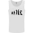 Funny Child to Mother Evolution Mothers Day Mens Vest Tank Top White
