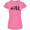 Funny Child to Mother Evolution Mothers Day Womens Petite Cut T-Shirt Azalea
