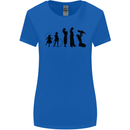 Funny Child to Mother Evolution Mothers Day Womens Wider Cut T-Shirt Royal Blue