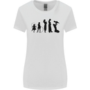 Funny Child to Mother Evolution Mothers Day Womens Wider Cut T-Shirt White
