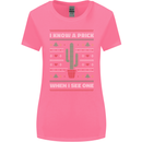 Funny Christmas Cactus Prick Womens Wider Cut T-Shirt Azalea