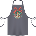 Funny Christmas Cats Bauble Cotton Apron 100% Organic Steel