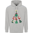 Funny Christmas Guitar Tree Rock Music Childrens Kids Hoodie Sports Grey