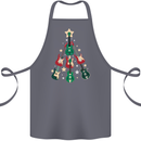 Funny Christmas Guitar Tree Rock Music Cotton Apron 100% Organic Steel