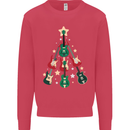Funny Christmas Guitar Tree Rock Music Mens Sweatshirt Jumper Heliconia