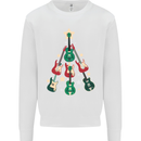 Funny Christmas Guitar Tree Rock Music Mens Sweatshirt Jumper White