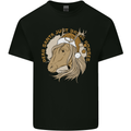 Funny Christmas Horse Equestrian Santa Kids T-Shirt Childrens Black