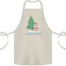 Funny Christmas Santa Bunny Cotton Apron 100% Organic Natural