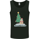 Funny Christmas Santa Bunny Mens Vest Tank Top Black