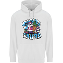 Funny Christmas Santa Panda Childrens Kids Hoodie White