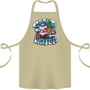 Funny Christmas Santa Panda Cotton Apron 100% Organic Khaki