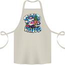 Funny Christmas Santa Panda Cotton Apron 100% Organic Natural