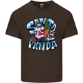 Funny Christmas Santa Panda Kids T-Shirt Childrens Chocolate