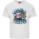 Funny Christmas Santa Panda Kids T-Shirt Childrens White
