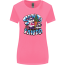 Funny Christmas Santa Panda Womens Wider Cut T-Shirt Azalea