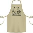 Funny Climate Change Keep the Planet Clean Cotton Apron 100% Organic Khaki
