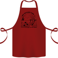 Funny Climate Change Keep the Planet Clean Cotton Apron 100% Organic Maroon