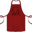 Funny Climate Change Keep the Planet Clean Cotton Apron 100% Organic Maroon
