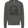 Funny Climate Change Keep the Planet Clean Kids Sweatshirt Jumper Storm Grey