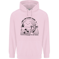 Funny Climate Change Keep the Planet Clean Mens 80% Cotton Hoodie Light Pink