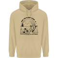 Funny Climate Change Keep the Planet Clean Mens 80% Cotton Hoodie Sand