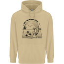 Funny Climate Change Keep the Planet Clean Mens 80% Cotton Hoodie Sand