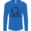 Funny Climate Change Keep the Planet Clean Mens Long Sleeve T-Shirt Royal Blue