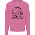 Funny Climate Change Keep the Planet Clean Mens Sweatshirt Jumper Azalea