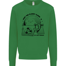 Funny Climate Change Keep the Planet Clean Mens Sweatshirt Jumper Irish Green