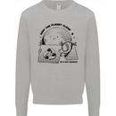 Funny Climate Change Keep the Planet Clean Mens Sweatshirt Jumper Sports Grey