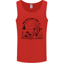 Funny Climate Change Keep the Planet Clean Mens Vest Tank Top Red