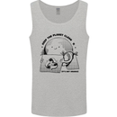 Funny Climate Change Keep the Planet Clean Mens Vest Tank Top Sports Grey