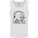 Funny Climate Change Keep the Planet Clean Mens Vest Tank Top White
