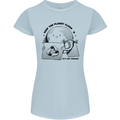 Funny Climate Change Keep the Planet Clean Womens Petite Cut T-Shirt Light Blue