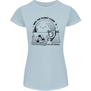 Funny Climate Change Keep the Planet Clean Womens Petite Cut T-Shirt Light Blue