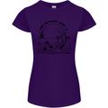Funny Climate Change Keep the Planet Clean Womens Petite Cut T-Shirt Purple