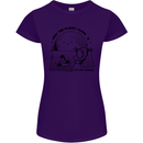 Funny Climate Change Keep the Planet Clean Womens Petite Cut T-Shirt Purple