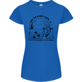 Funny Climate Change Keep the Planet Clean Womens Petite Cut T-Shirt Royal Blue