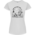 Funny Climate Change Keep the Planet Clean Womens Petite Cut T-Shirt White